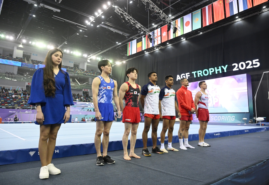 Gymnasts from 19 countries is in Baku