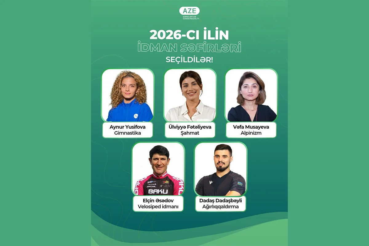Azerbaijan’s 2026 Sports Ambassadors announced