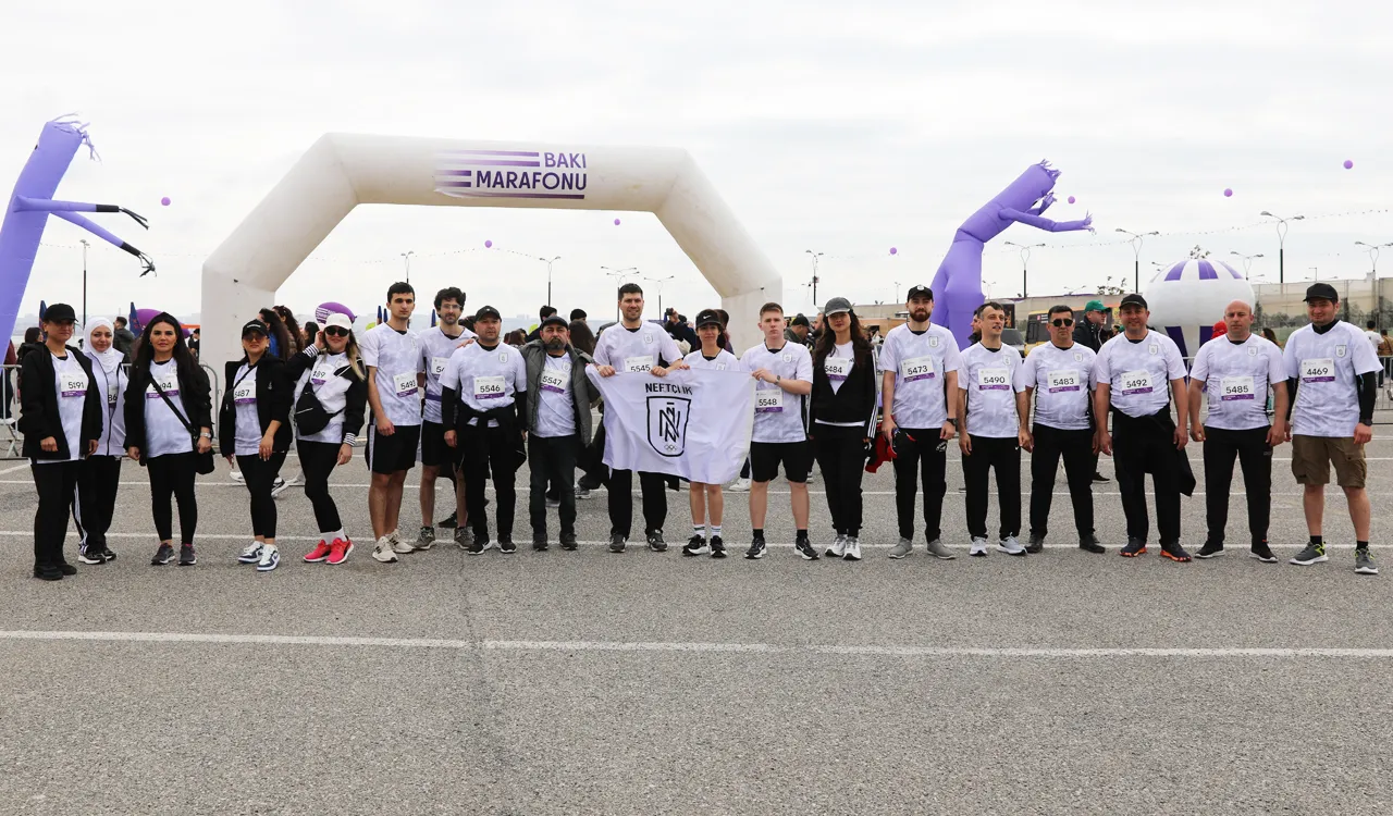Neftchi Sports Club makes its mark at Baku Marathon 2026