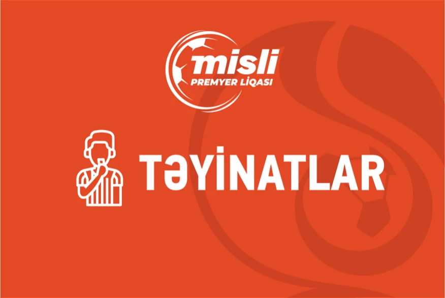 New Match Official for Shamakhi vs. Turan Tovuz