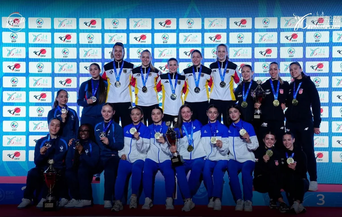 Historic Euro gold and 5 bronze for Azerbaijan karate
