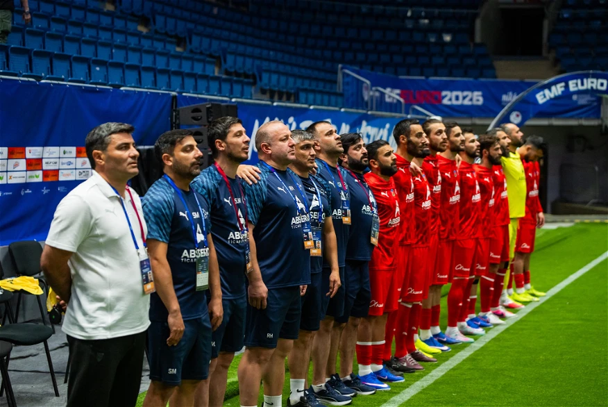 Azerbaijan national minifootball team to face France today