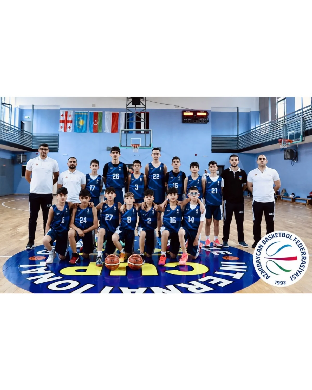 Azerbaijan U12 basketball team starts international tournament with two wins