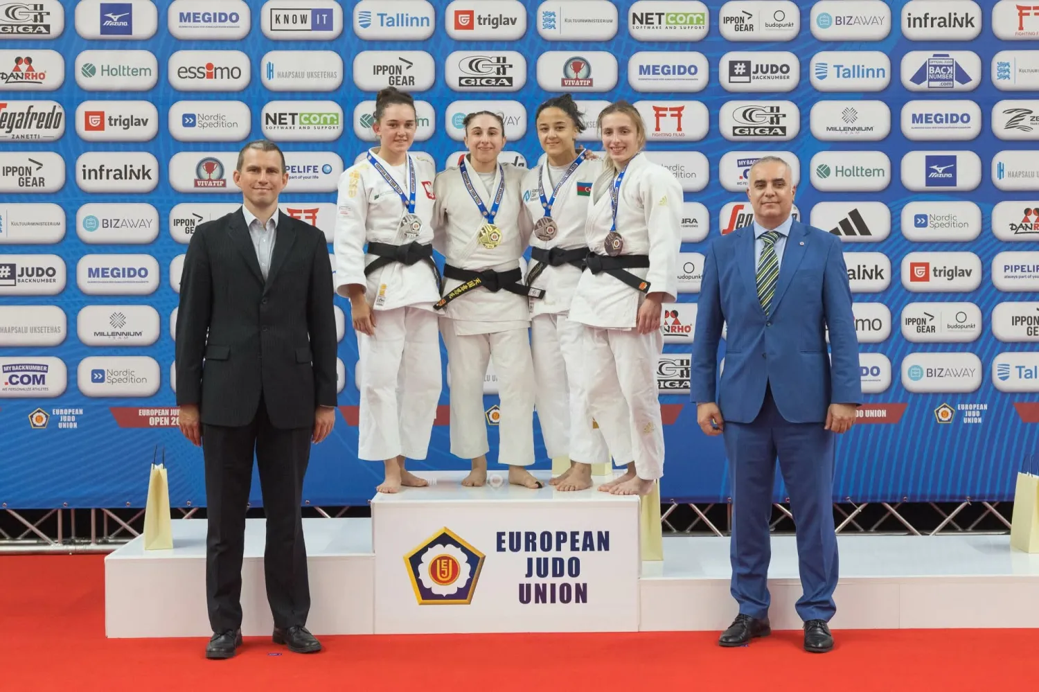 Azerbaijani judokas won 3 medals at the European Open Tournament