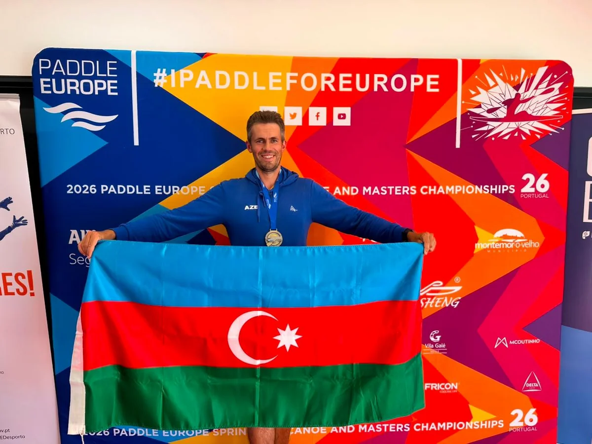 Azerbaijani Canoeist Bogdan Kurudz Wins Gold at European Championship