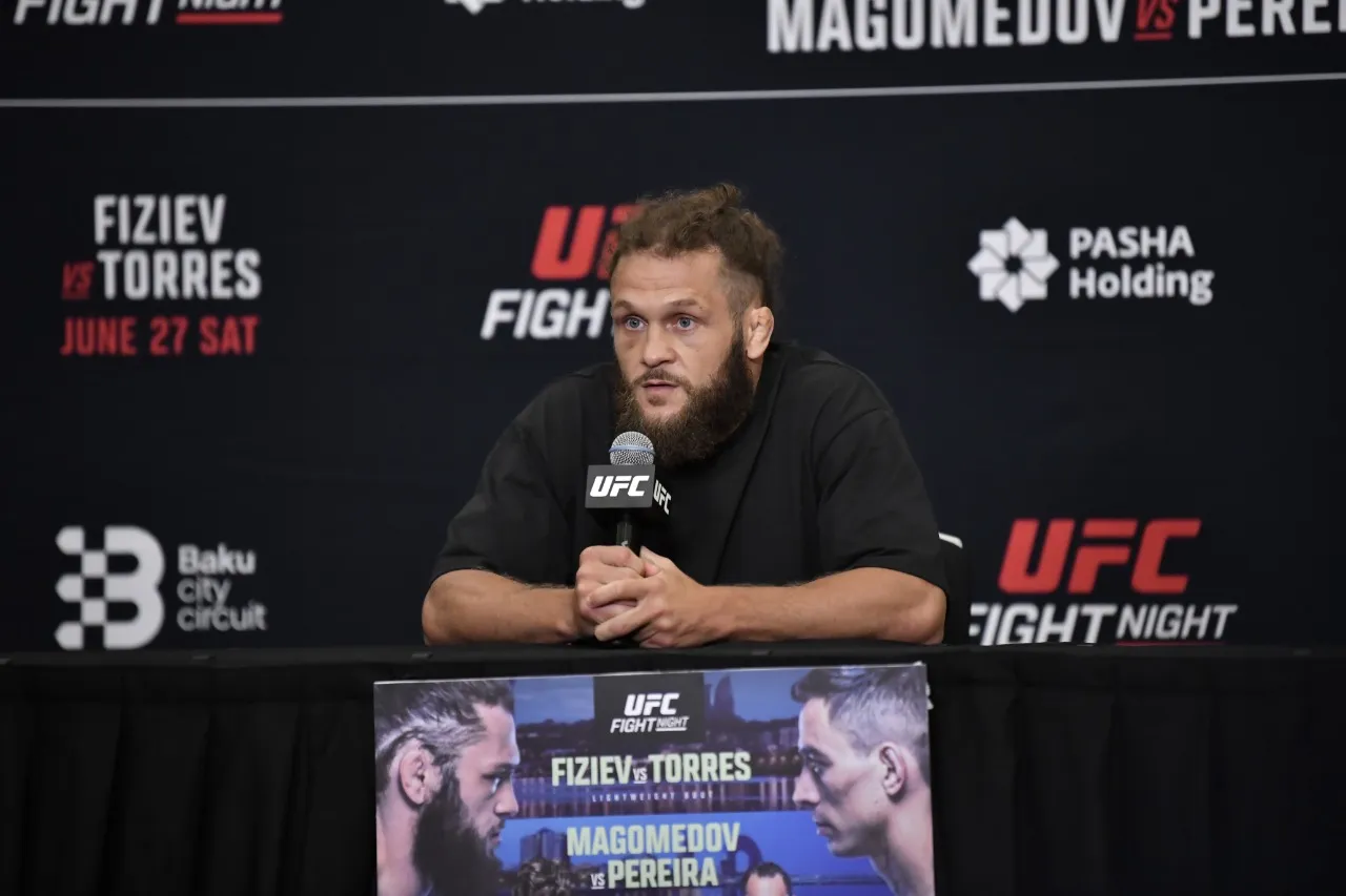 Rafael Fiziev Speaks to Media Ahead of UFC Fight Night Baku