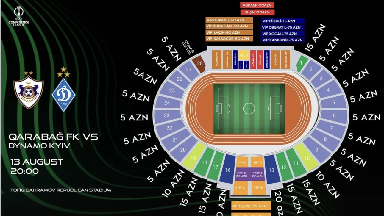 Tickets on Sale for Qarabag