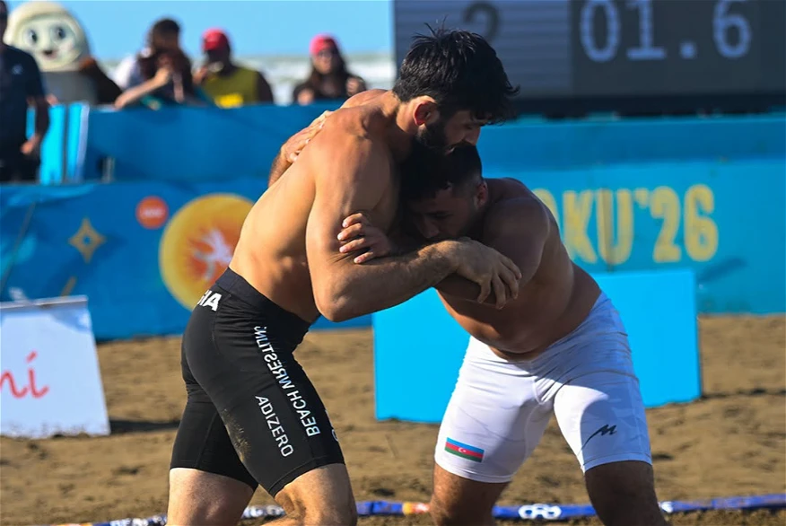 Azerbaijani Beach Wrestlers Win Seven Medals at World Series