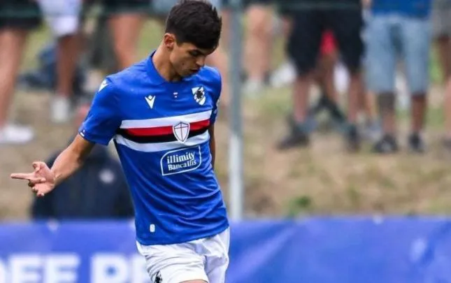 Lorentso Mezzotero Features for Sampdoria in Italy