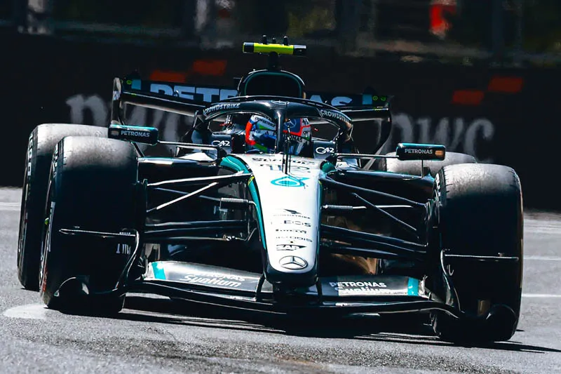 Formula 1: Russell Storms to Success on Opening Day in Baku