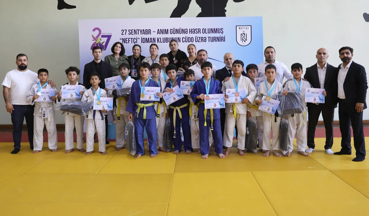 Neftchi Sports Club Hosts Judo Tournament Dedicated to Remembrance Day