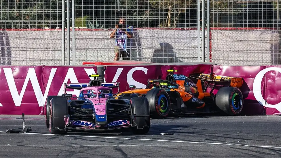 Crash at Azerbaijan Grand Prix Sparks Controversy on Social Media