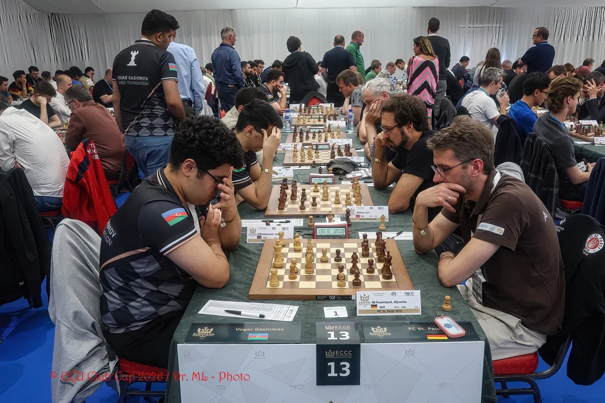 Azerbaijani Chess Players Win Medals at European Club Cup