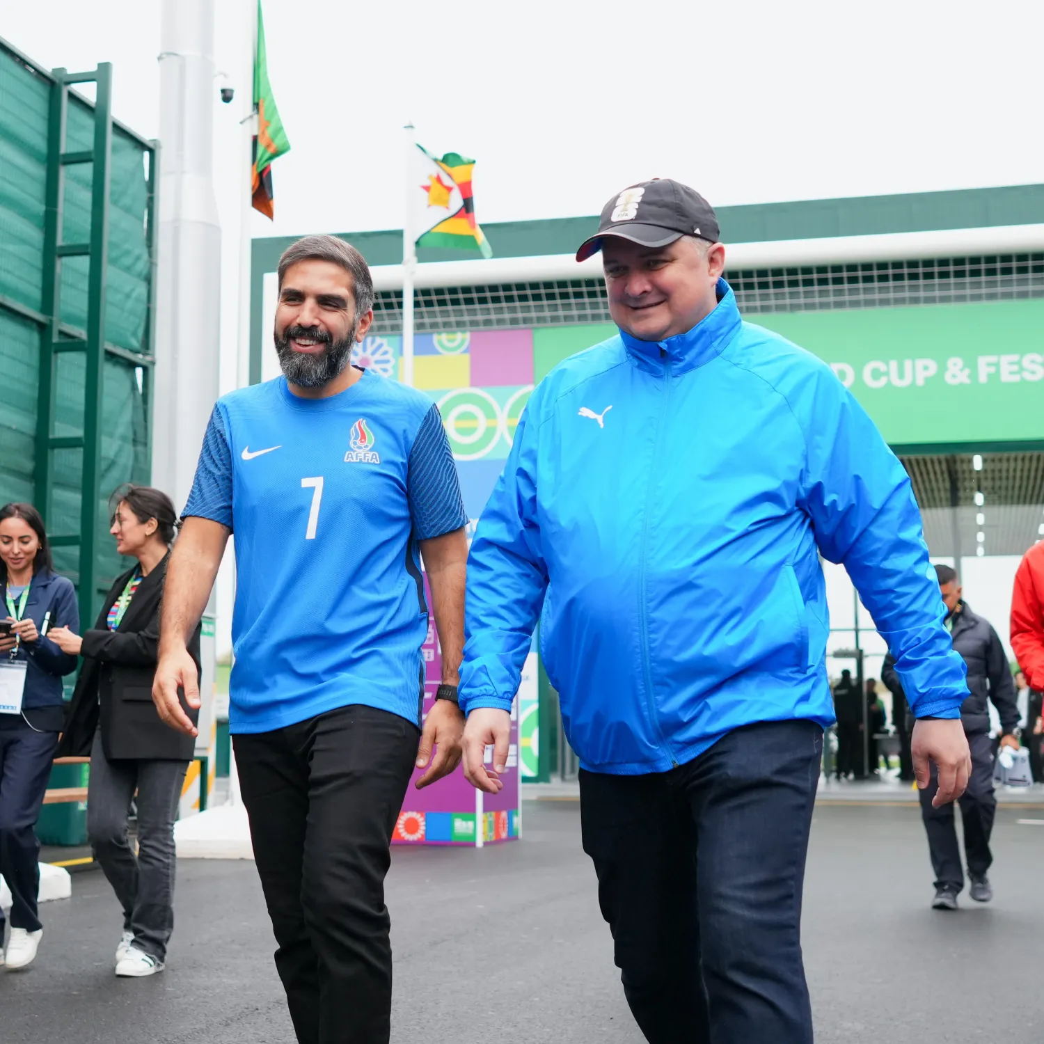 AFFA President Visits Hövsan Race Complex
