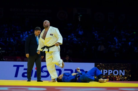 Cüdo üzrə dünya çempionatı: Kokauri qızıl medal uğrunda, bürünc üçün Azərbaycan dueli xəbəri üçün şəkil