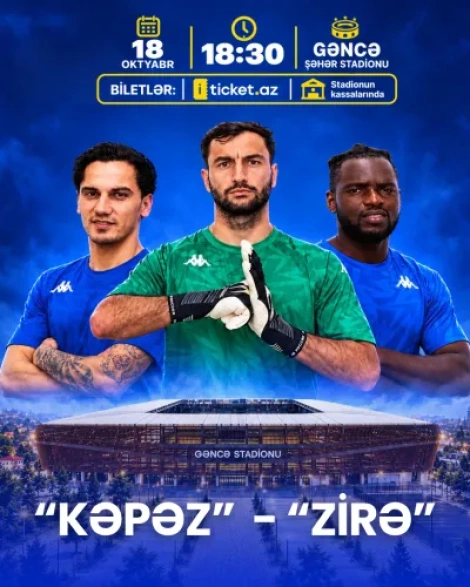 Kəpəz - Zirə oyununun biletləri satışda xəbəri üçün şəkil