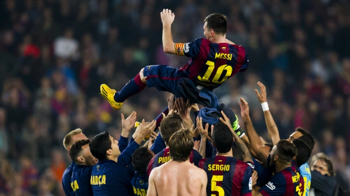 Leo Messi becomes LaLigas all time top scorer 2014