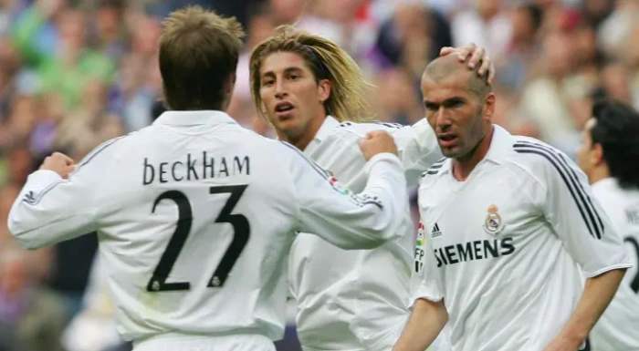 Sergio Ramos nets his first goal for Real Madrid 2005