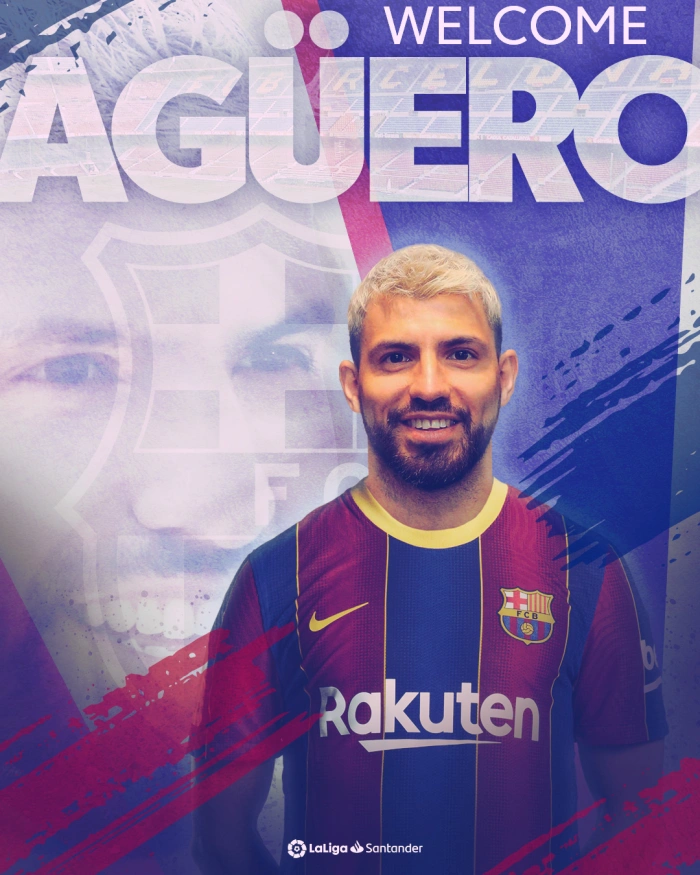 GRAPHIC ENG Welcome Sergio Agüero