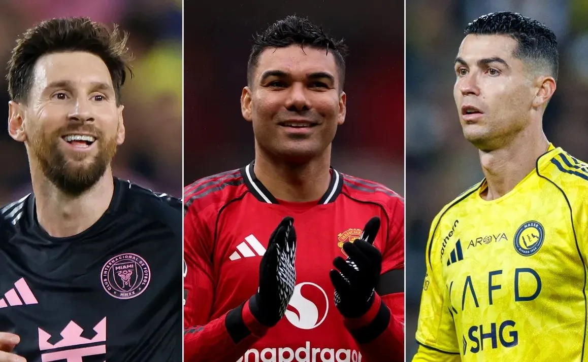 Kriştiano Ronaldo Kazemironu Messinin yanına getməkdən yayındırır