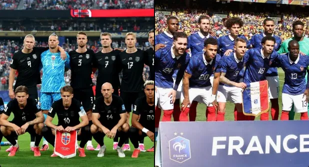 Norveç millisi Fransa ilə matçda radikal rotasiyaya gedir